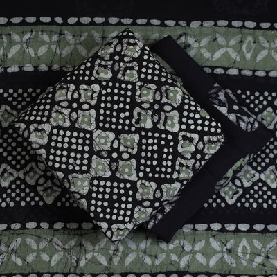 3pc Cotton Kutch Batik Print Dress Material 134