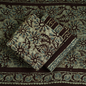 3pc Cotton Kutch Batik Print Dress Material 135
