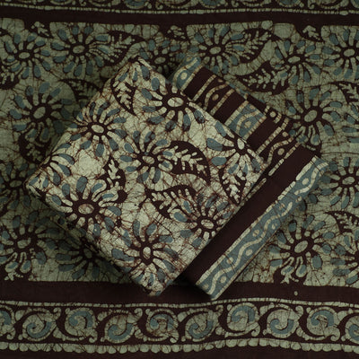 3pc Cotton Kutch Batik Print Dress Material 135