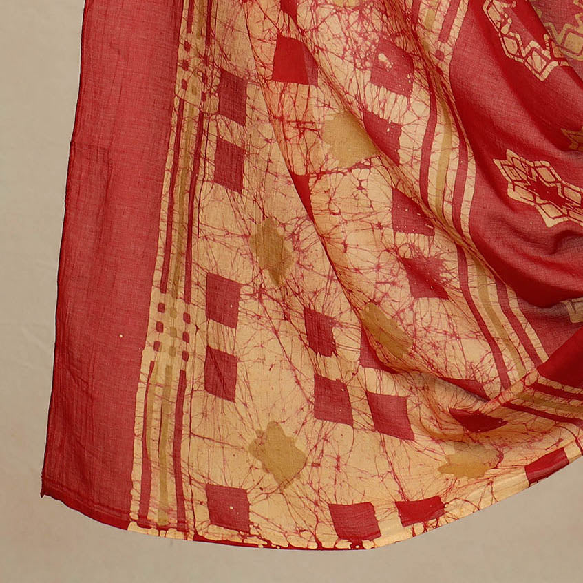 3pc Cotton Kutch Batik Print Dress Material 139