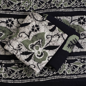 3pc Cotton Kutch Batik Print Dress Material 140