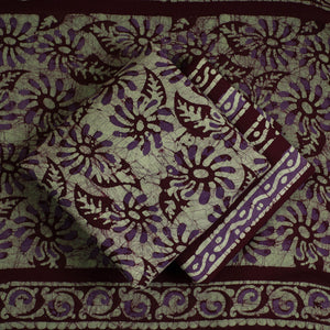 3pc Cotton Kutch Batik Print Dress Material 142