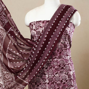 3pc Cotton Kutch Batik Print Dress Material 147