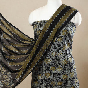 3pc Cotton Kutch Batik Print Dress Material 148