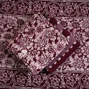 3pc Cotton Kutch Batik Print Dress Material 147