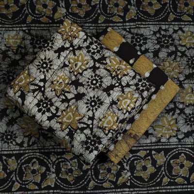 3pc Cotton Kutch Batik Print Dress Material 148