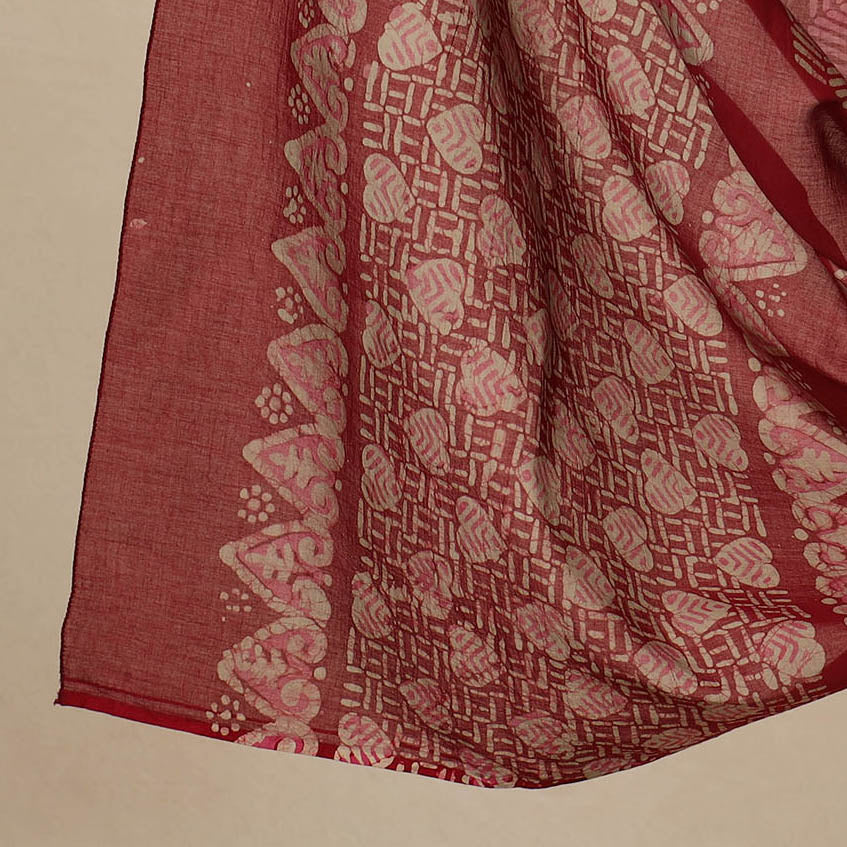 3pc Cotton Kutch Batik Print Dress Material 151