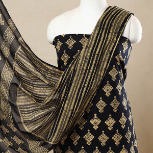 3pc Cotton Kutch Batik Print Dress Material 153