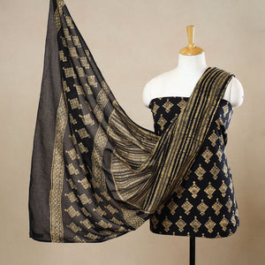 3pc Cotton Kutch Batik Print Dress Material 153