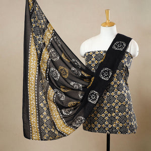 3pc Cotton Kutch Batik Print Dress Material 154
