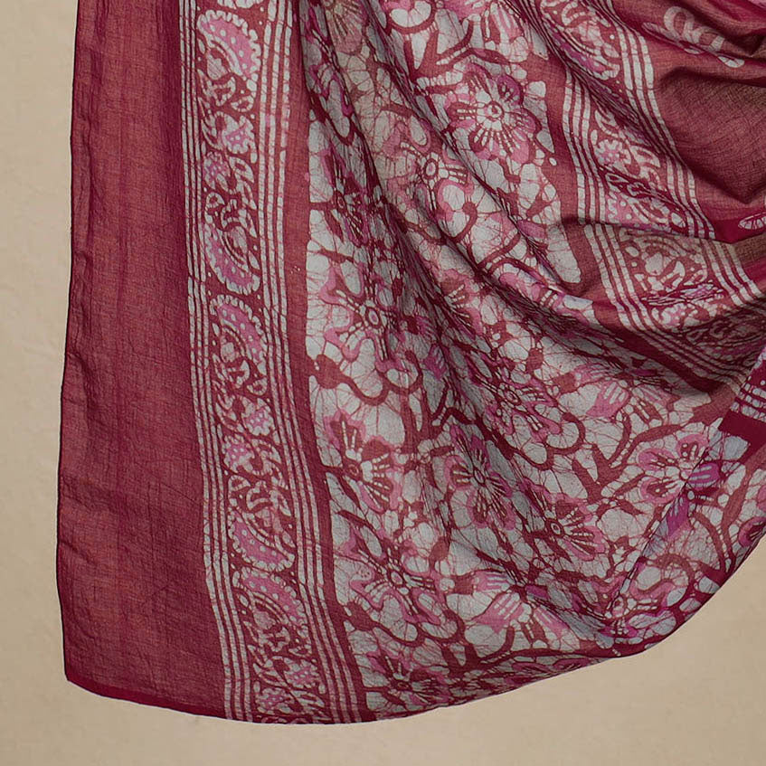 3pc Cotton Kutch Batik Print Dress Material 155