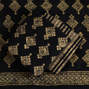 3pc Cotton Kutch Batik Print Dress Material 153