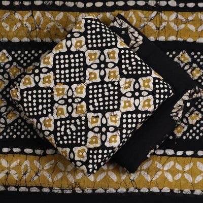 3pc Cotton Kutch Batik Print Dress Material 154