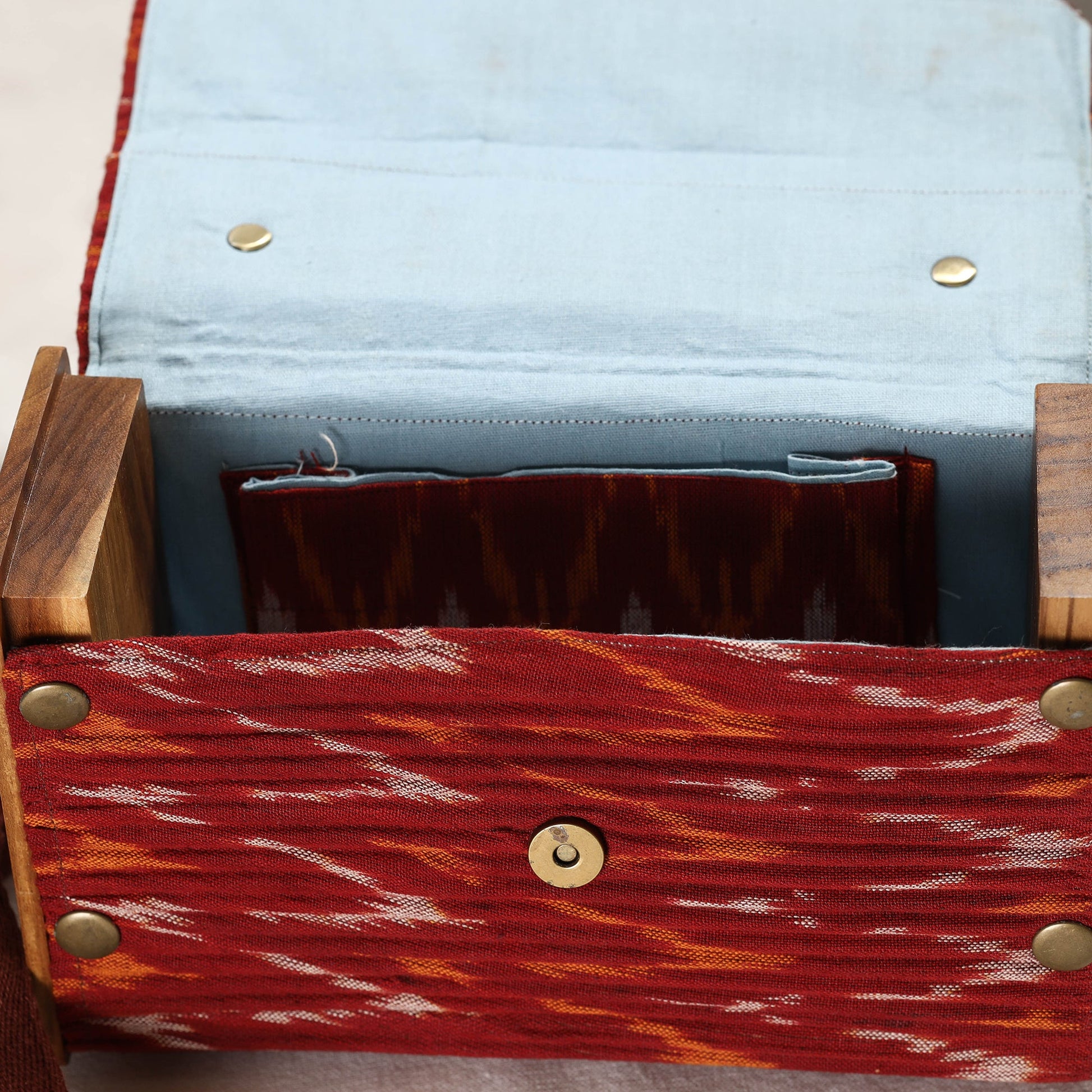 Brown - DIY Box Sling Bag / Clutch with Changeable Sleeve