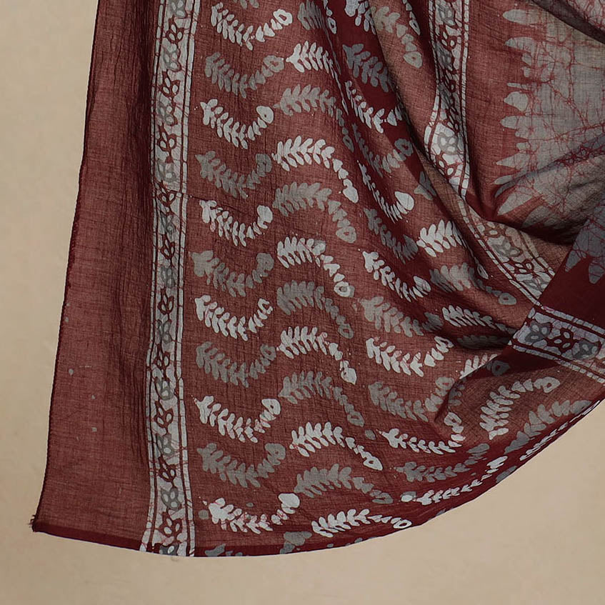 3pc Cotton Kutch Batik Print Dress Material 158