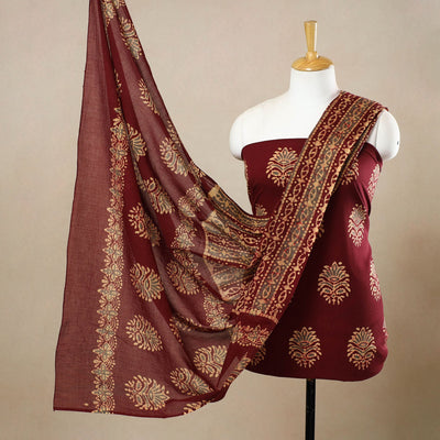 3pc Cotton Kutch Batik Print Dress Material 160