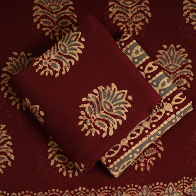 3pc Cotton Kutch Batik Print Dress Material 160