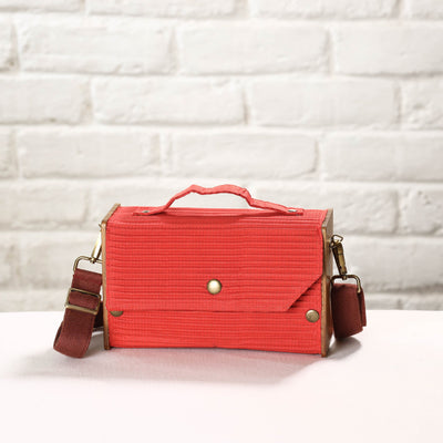 Blue - DIY Box Sling Bag / Clutch with Changeable Sleeve