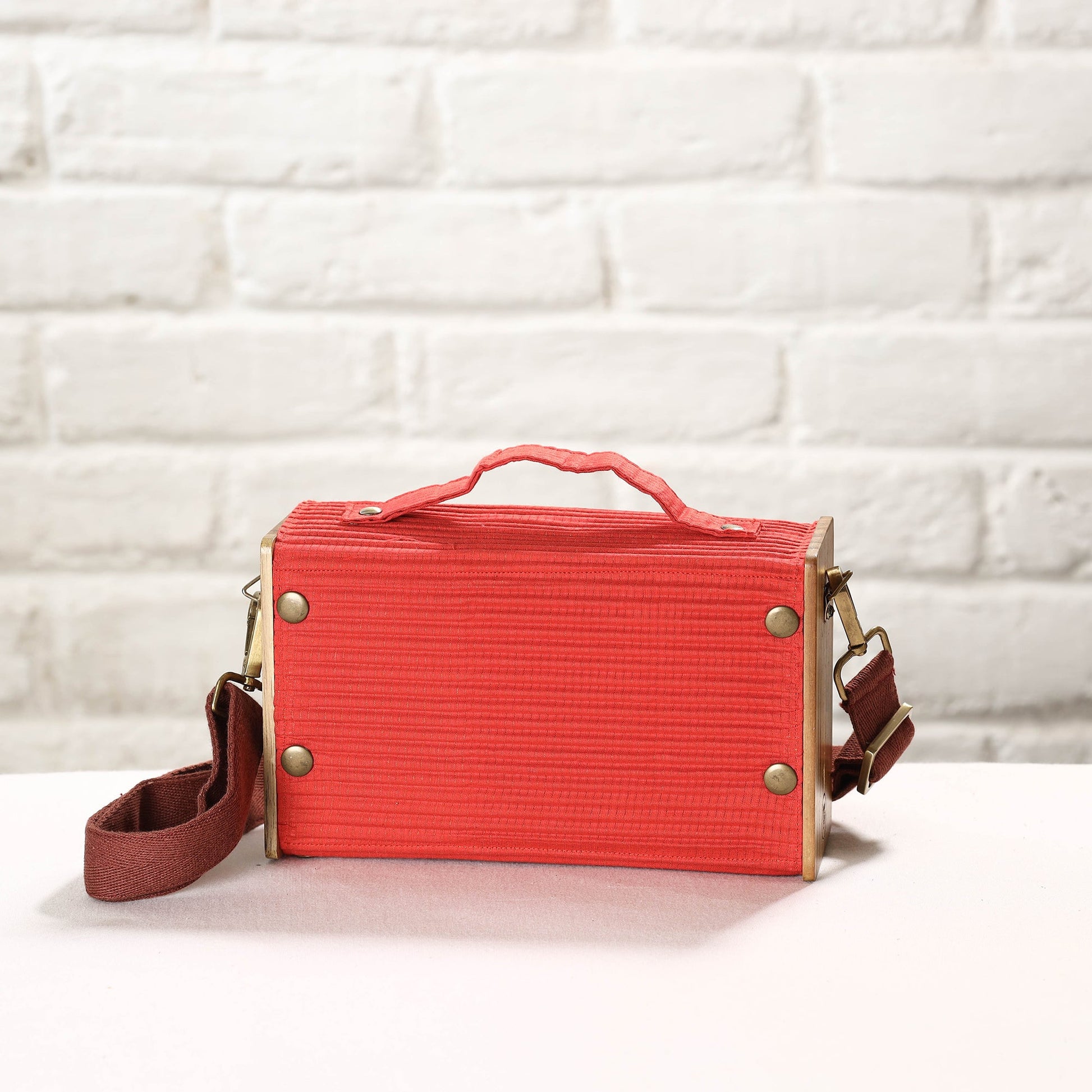 Blue - DIY Box Sling Bag / Clutch with Changeable Sleeve