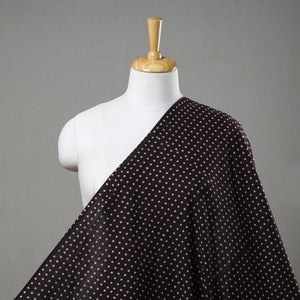 Black - Pure Cotton Ajrakh Print Fabric 25