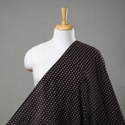 Black - Pure Cotton Ajrakh Print Fabric 25