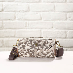 Black - DIY Round Sling Bag / Clutch With Changeable Sleeve