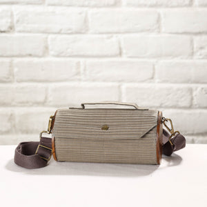 Black - DIY Round Sling Bag / Clutch With Changeable Sleeve