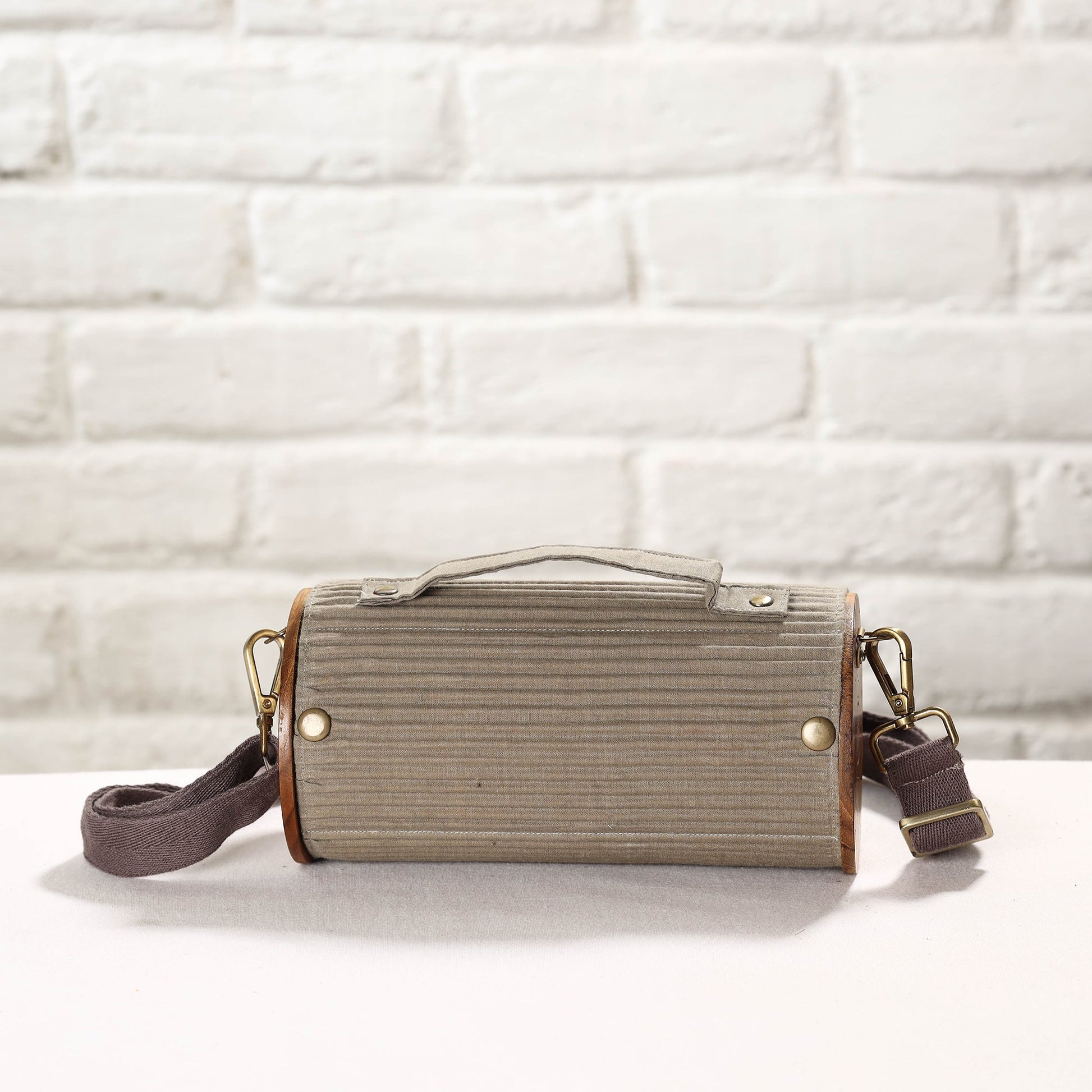 Black - DIY Round Sling Bag / Clutch With Changeable Sleeve