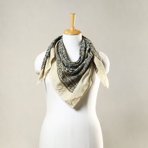 Ajrakh Block Print Cotton Handloom Scarf 49