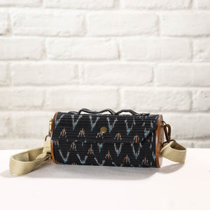 Blue - DIY Round Sling Bag / Clutch With Changeable Sleeve