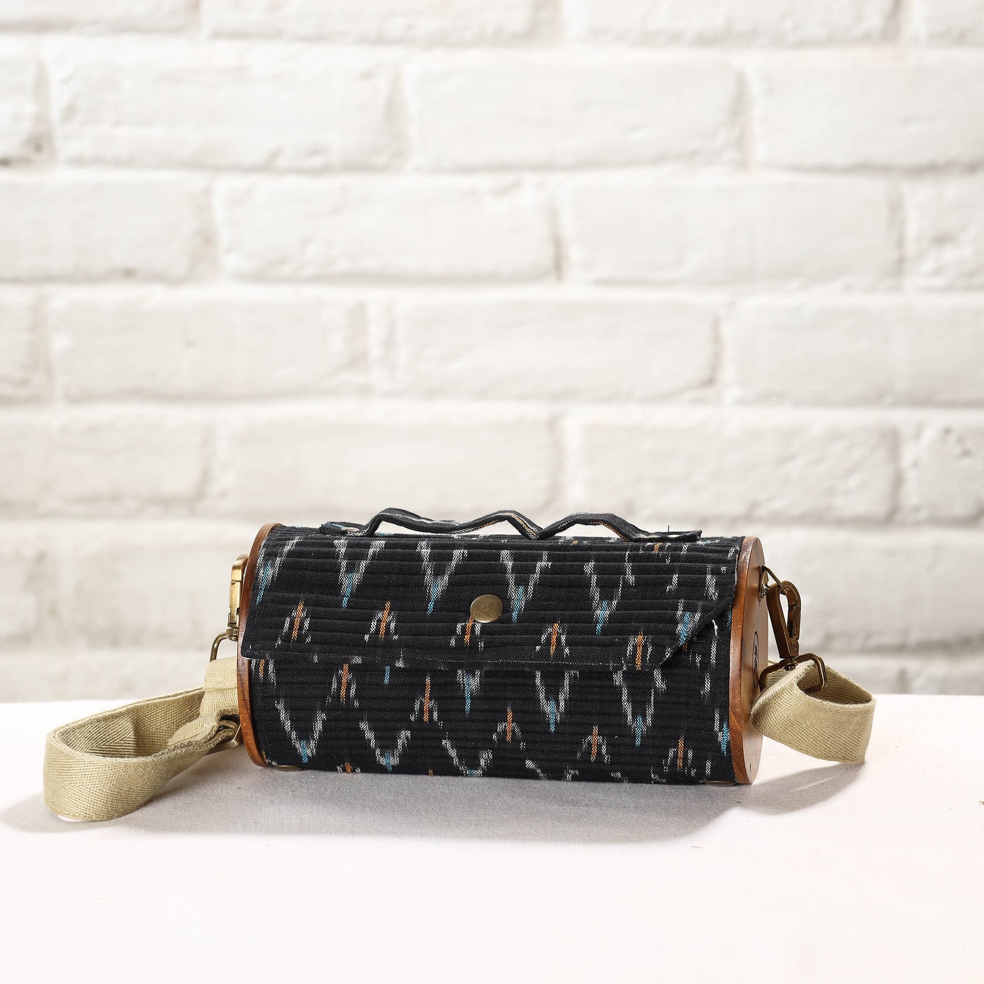 Blue - DIY Round Sling Bag / Clutch With Changeable Sleeve