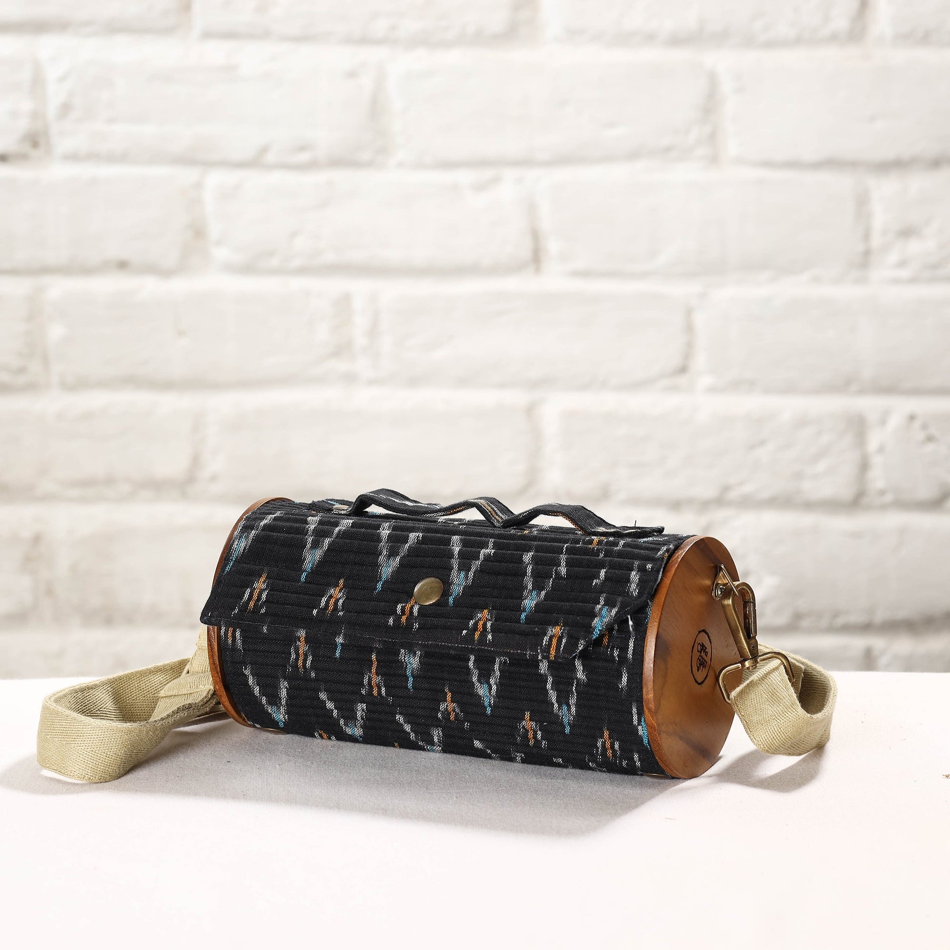 Blue - DIY Round Sling Bag / Clutch With Changeable Sleeve