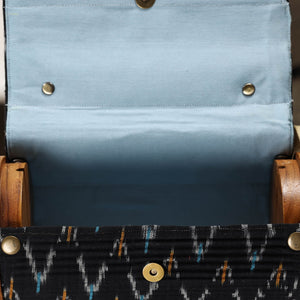 Blue - DIY Round Sling Bag / Clutch With Changeable Sleeve