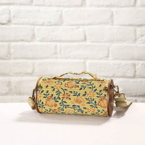 Black - DIY Round Sling Bag / Clutch With Changeable Sleeve