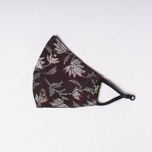 Bagru Block Printed Cotton 3 Layer Snug Fit Face Cover
