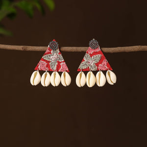 Basma Fabart Shell Work Earrings