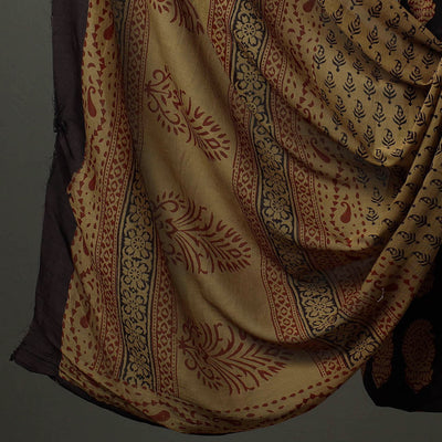 3pc Natural Dyed Cotton Bagh Print Dress Material 14