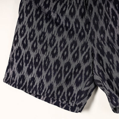 Black - Pochampally Ikat Cotton Unisex Boxer/Shorts
