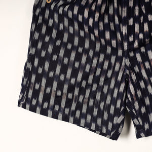 Black - Pochampally Ikat Cotton Unisex Boxer/Shorts