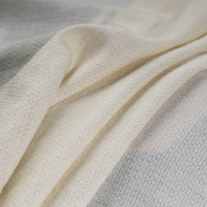 Beige - Kumaun Handwoven Merino Woollen Fabric 01