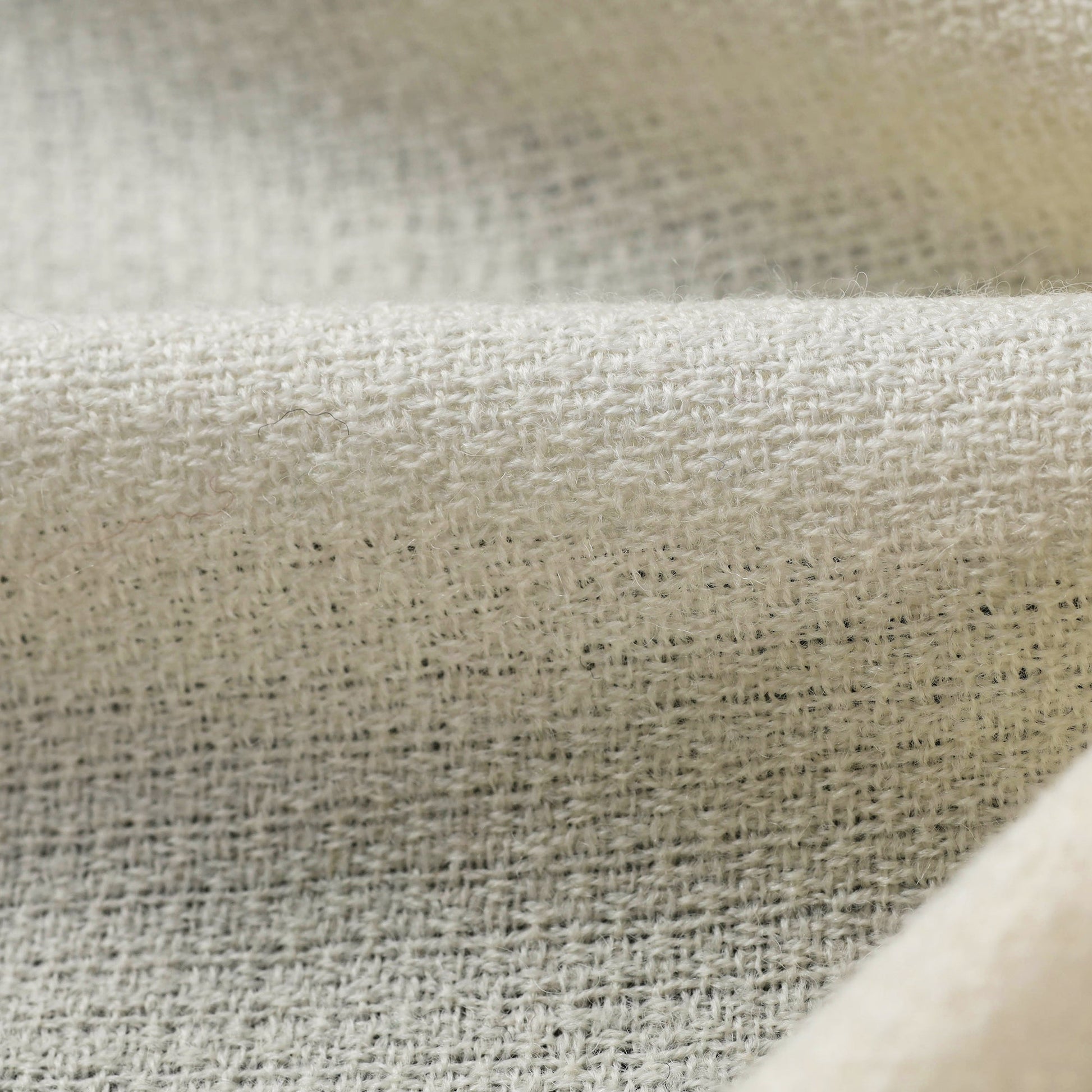Beige - Kumaun Handwoven Merino Woollen Fabric 01