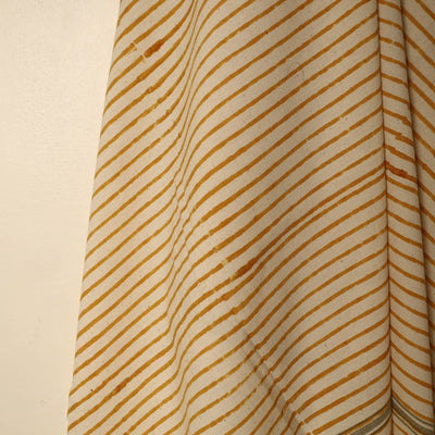 Beige - Block Printed Handloom Cotton Sanganeri Towel 11