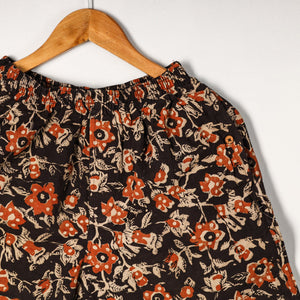 Black - Bagru Block Printed Cotton Unisex Boxer/Shorts