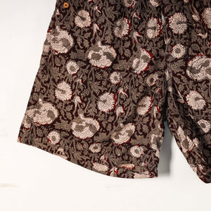 Brown - Bagru Block Printed Cotton Unisex Boxer/Shorts