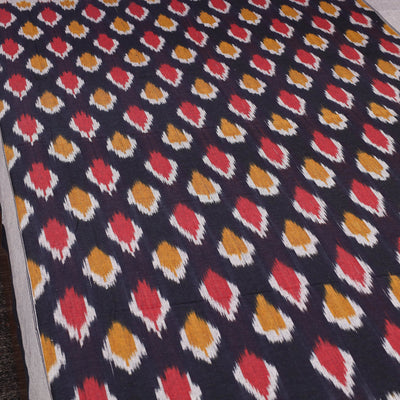 Blue - Cotton Pochampally Ikat Bedsheet 39