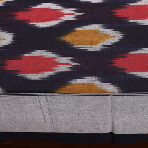 Blue - Cotton Pochampally Ikat Bedsheet 39