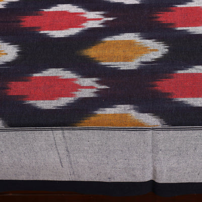 Blue - Cotton Pochampally Ikat Bedsheet 39