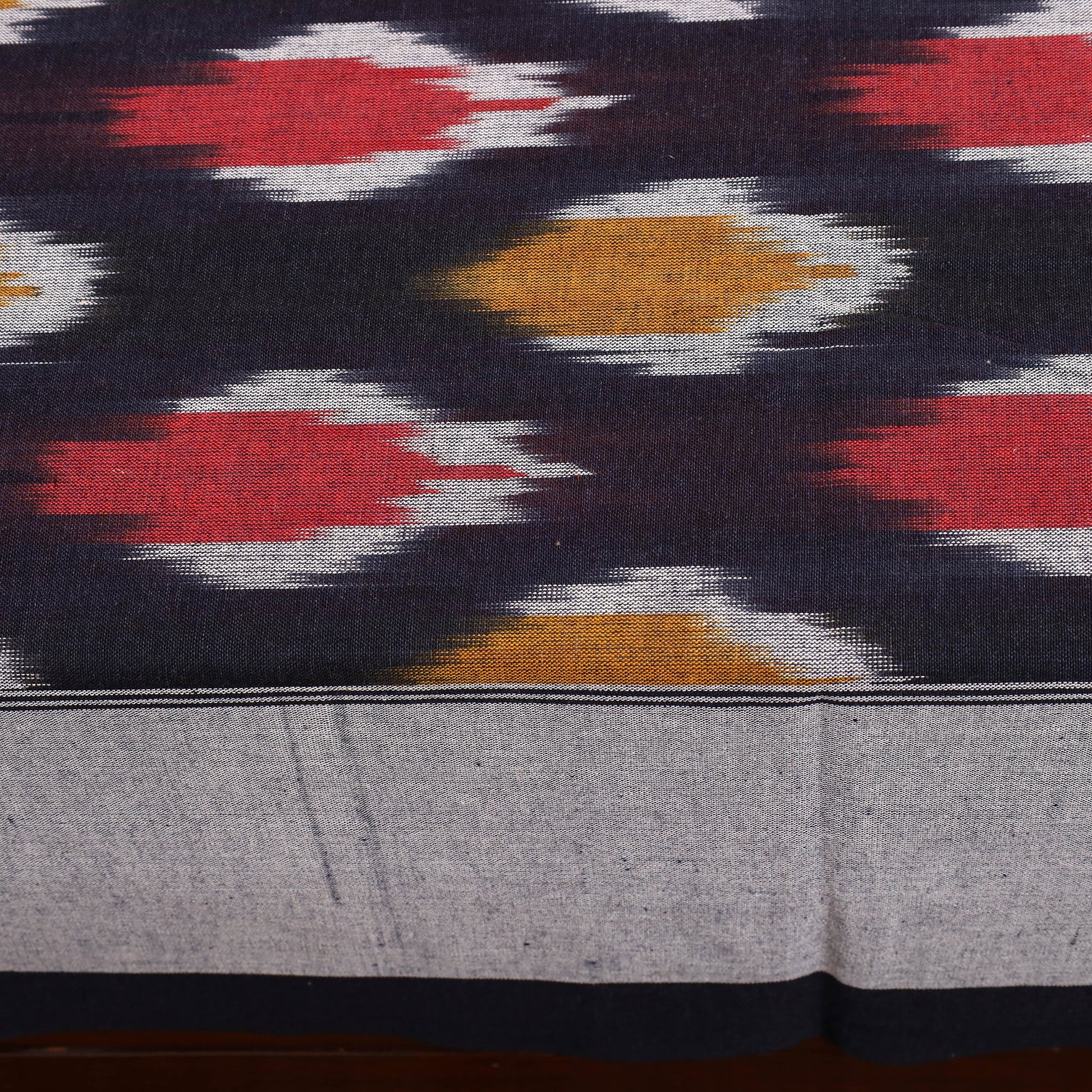 Blue - Cotton Pochampally Ikat Bedsheet 39