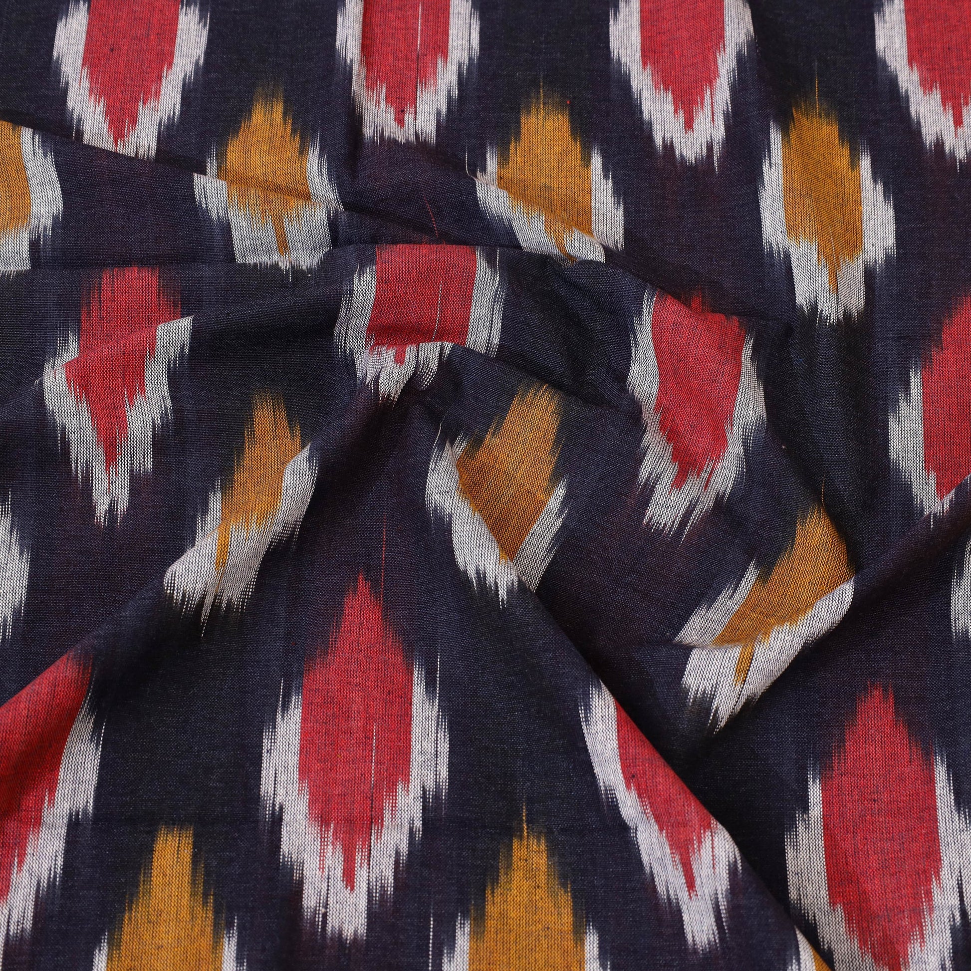Blue - Cotton Pochampally Ikat Bedsheet 39