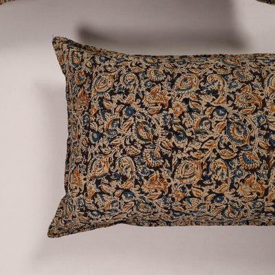 Black - Set of 2 Handcrafted Cotton Pillow Covers 26